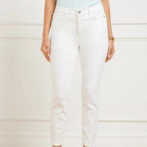 Talbots Flawless High Waist Jegging Crop White Size 10